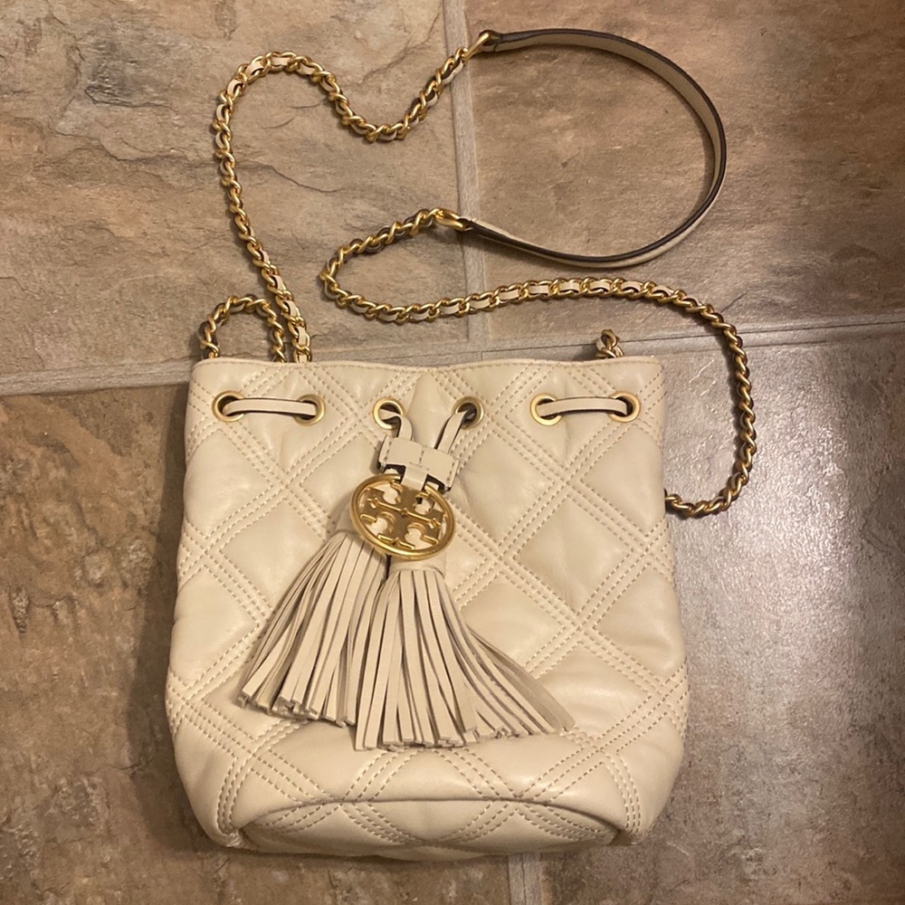 Tory Burch Fleming soft mini bucket bag